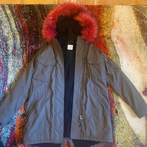 S13 New York Coat Pink Faux Fur